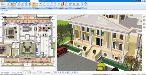Apto para proyectos de construcción reales y virtuales: diseño de viviendas con Plan7Architekt