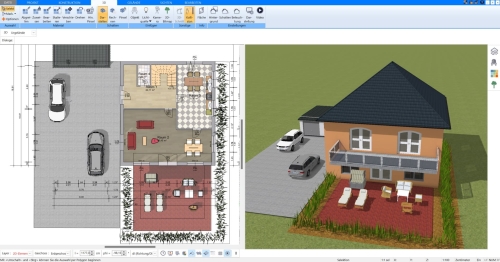Diseño de viviendas con Plan7Architekt en 2D y 3D