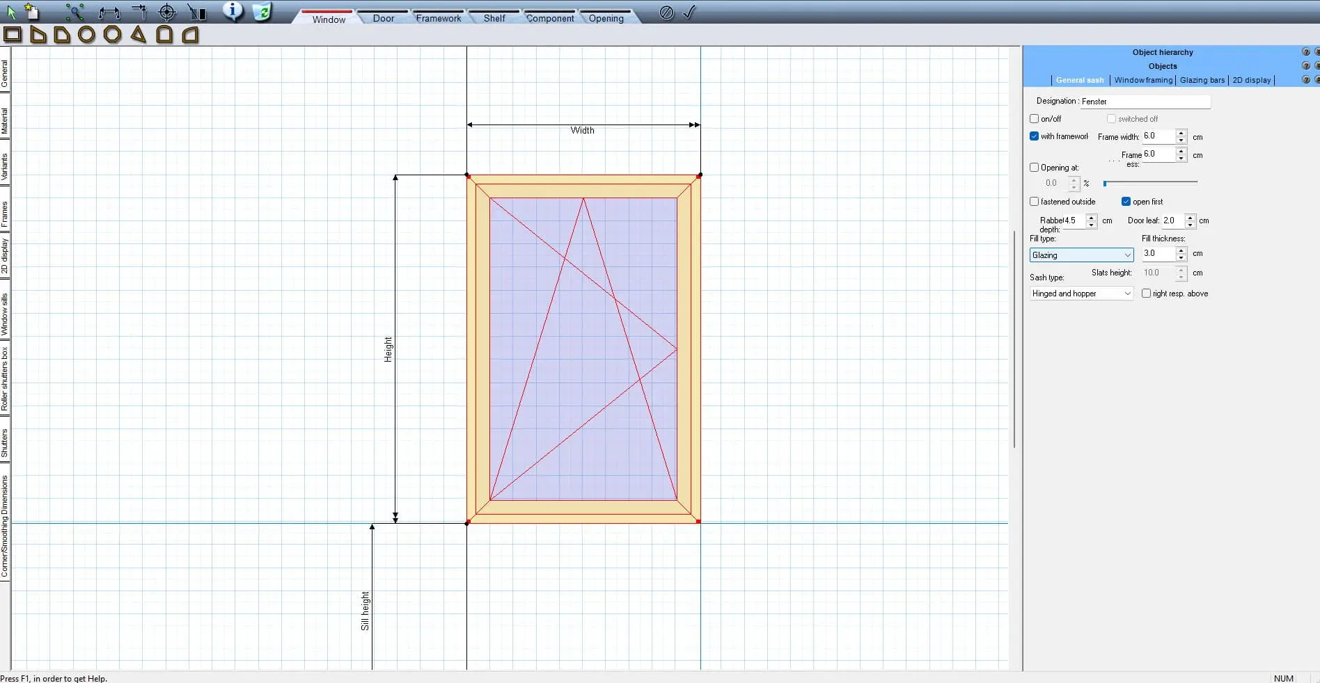 Window & door editor