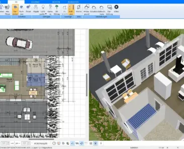 2D Floor Plan Created with Plan7Architect