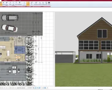 2D Floor Plan Created with Plan7Architect
