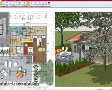 2D Floor Plan Created with Plan7Architect