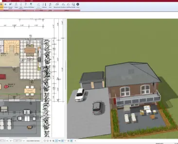 3D House Design Created with Plan7Architect