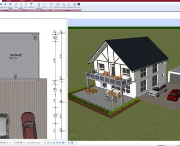 Designing a Garage in 2D with Plan7Architect