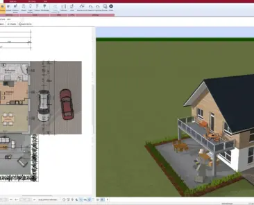 Detailed floor plan created with Plan7Architect – precise measurements and professional layout tools