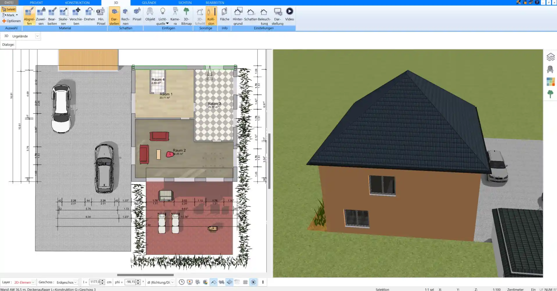 Plan7Architect Detailed Load-Bearing Wall Construction Plan