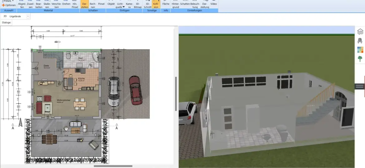 Plan7Architect Interior Wall Layout Design