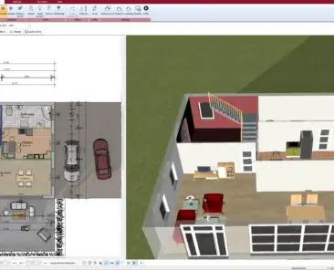 Room layout created with Plan7Architect – precise 2D floor plan with accurate measurements