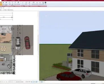3D House Design Created with Plan7Architect A Detailed Floor Plan in Progress