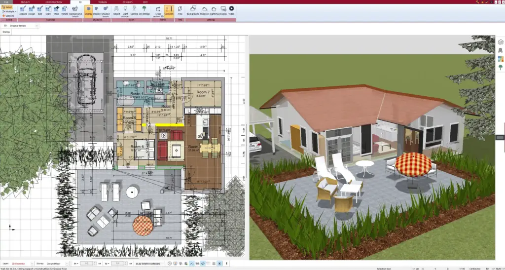 3D dormer design created with Plan7Architect – realistic visualization before construction
