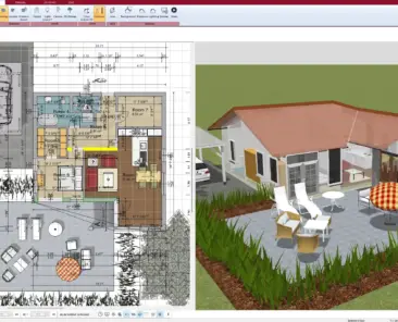3D dormer design created with Plan7Architect – realistic visualization before construction