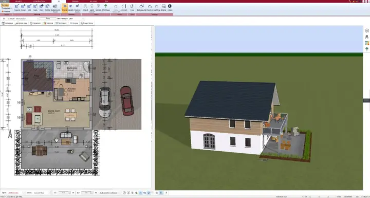 3D Visualization & Virtual Walkthrough with Plan7Architect CAD Software