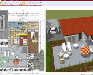 Creating a 2D site plan in Plan7Architect – Define boundaries, roads, and buildings with precision