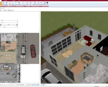 Creating a custom railing design in Plan7Architect – step-by-step in 2D view