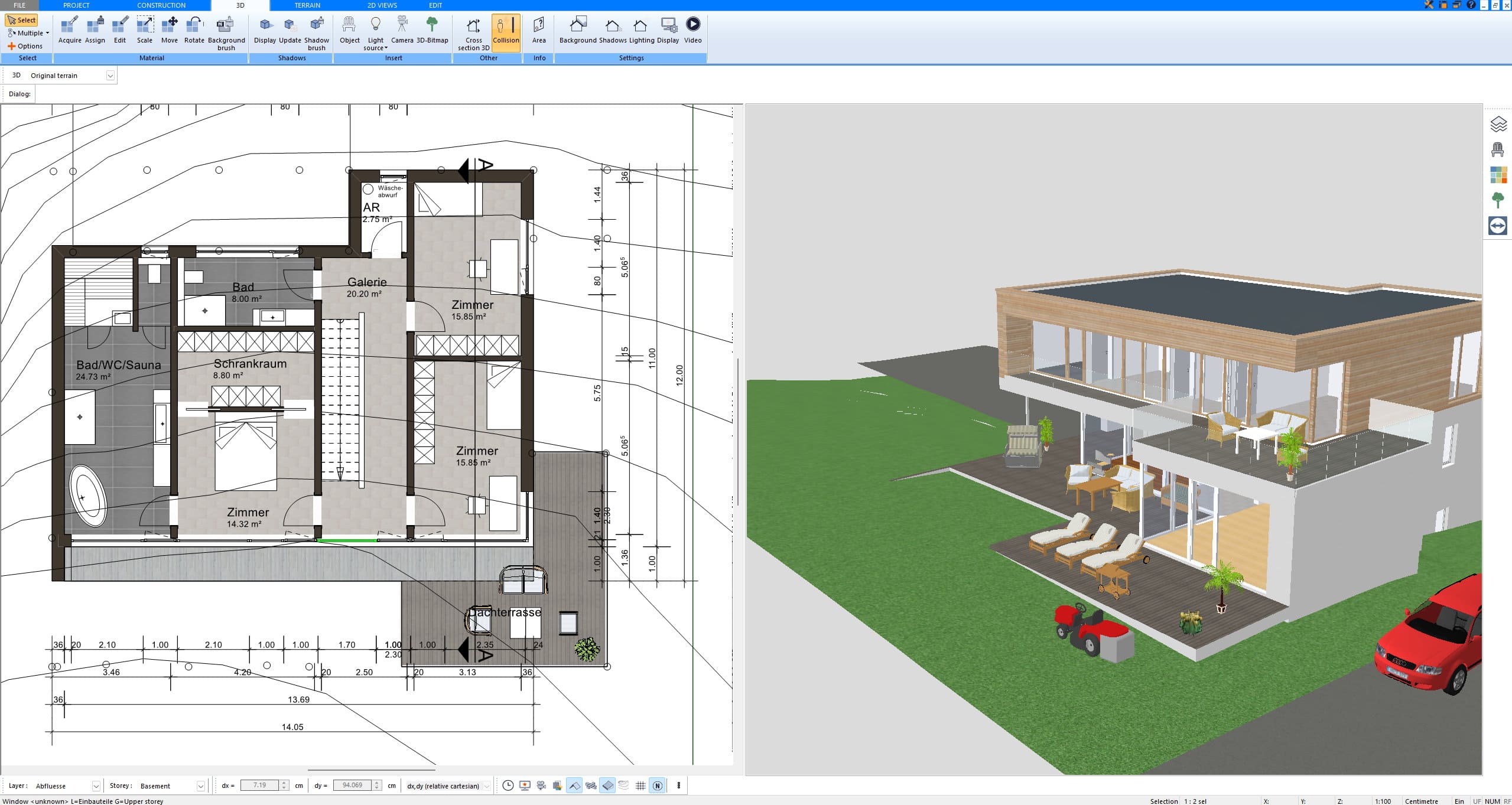 3D Terrain Modeling with CAD Software – Using Plan7Architect