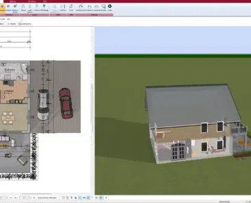 Floor plan created with Plan7Architect – precise 2D layout for professional planning