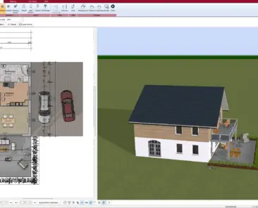 2D Floor Plan Created with Plan7Architect