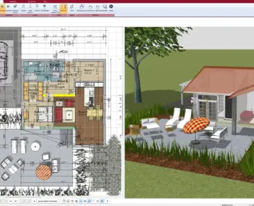 2D floor plan layout created with Plan7Architect – including room labels and precise measurements