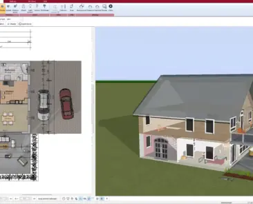 Designed with Plan7Architect A fully customized single-family home in 3D view