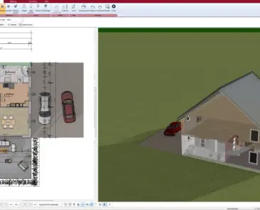 Floor plan created in Plan7Architect with visible outer dimension chains