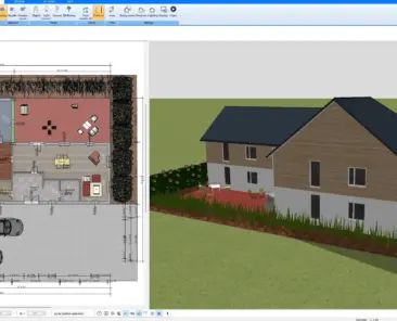 2D Floor Plan Created with Plan7Architect