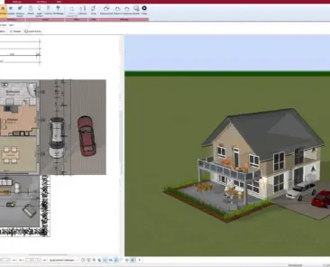 3D Visualization of a Planned Upward Extension – Created with Plan7Architect