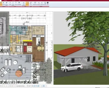 Designed with Plan7Architect Complete 2D floor plan with precise room dimensions