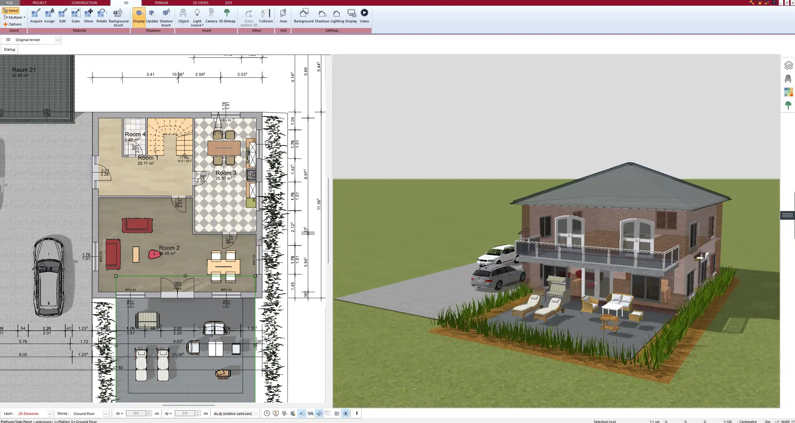 Floor Plan Created with Plan7Architect – Ideal for Building Permit Applications