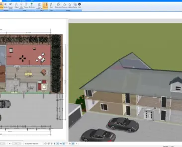 Floor plan created with Plan7Architect Compact layout optimized for energy efficiency