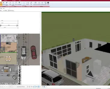 Loft floor plan created with Plan7Architect – 2D layout view
