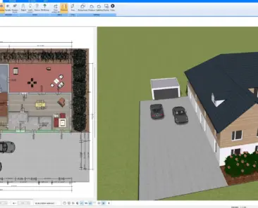 Roof and Terrain Planning in Plan7Architect Software