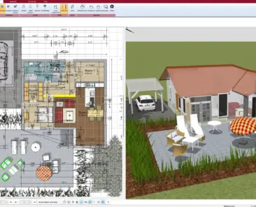 Ventilation and air circulation simulation in Plan7Architect – helping ensure healthy airflow throughout the home.