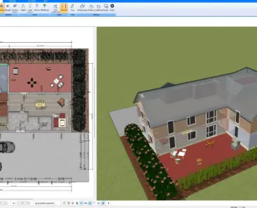 2D Floor Plan Created with Plan7Architect