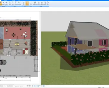 2D Floor Plan Created with Plan7Architect