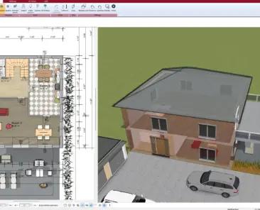 2D Floor Plan Created with Plan7Architect