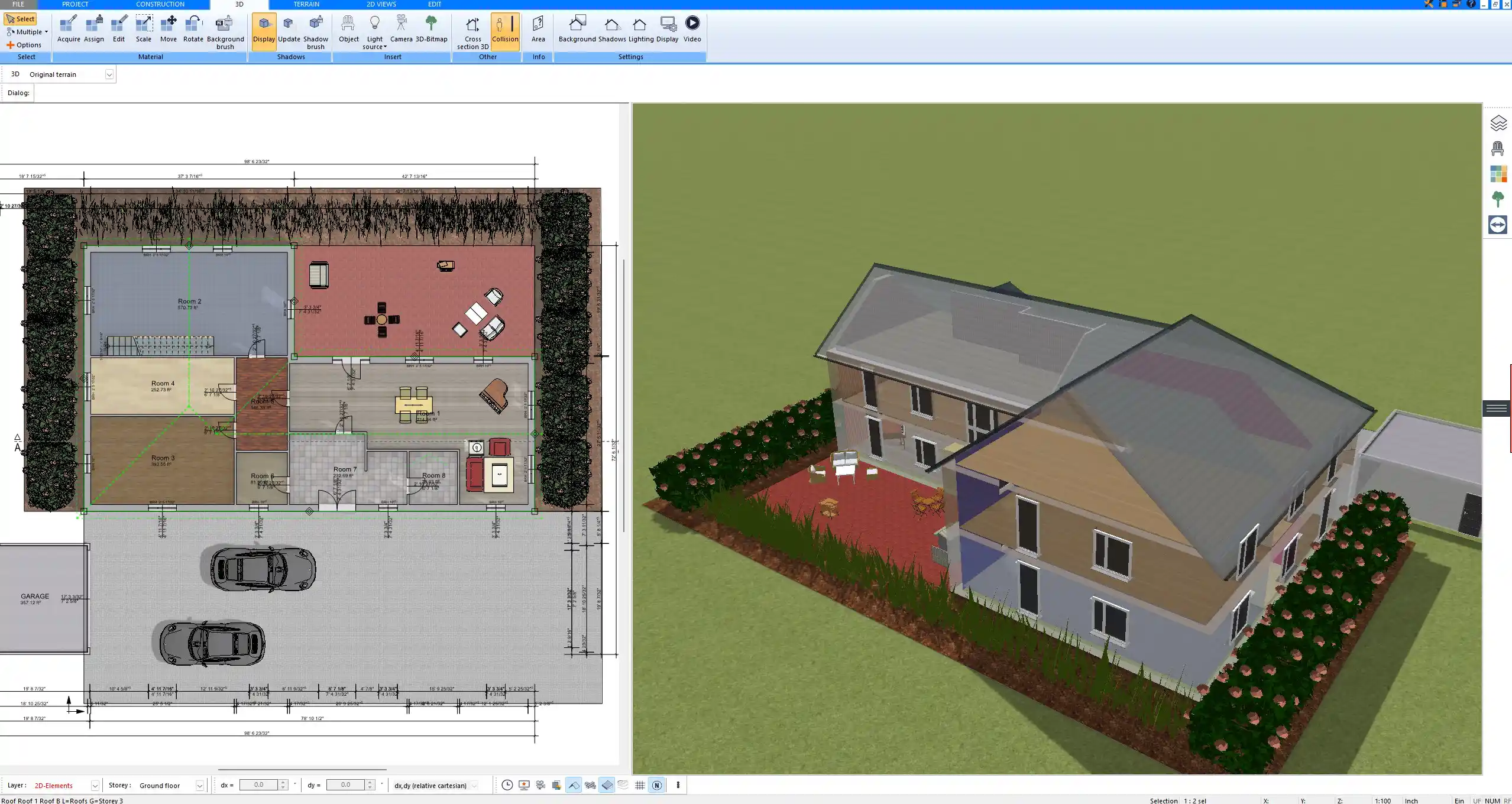 Export-ready 2D floor plan created with Plan7Architect, ideal for permits and contractors