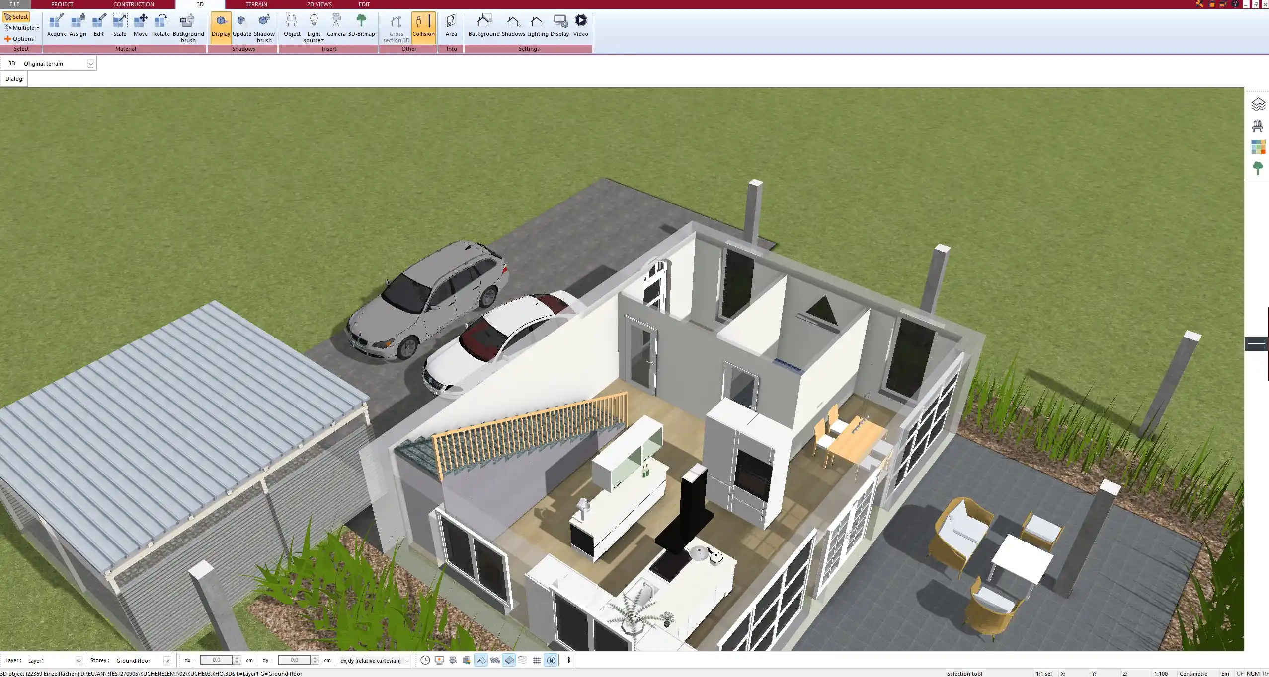 Exported presentation view directly from Plan7Architect with applied textures and lighting