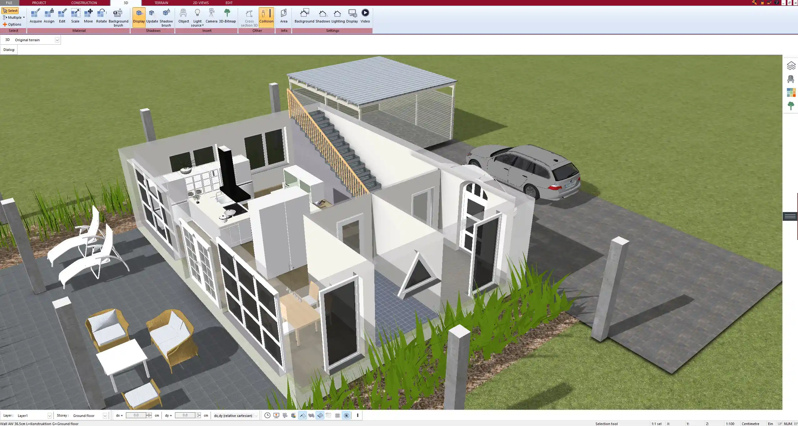 Interior Design and Furniture Placement Using Plan7Architect