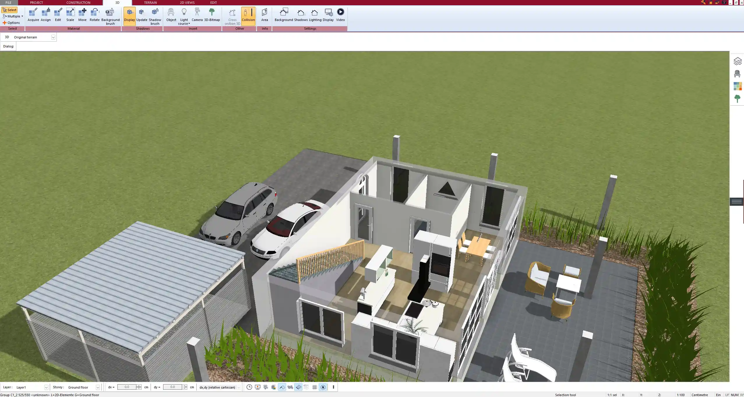 Plan7Architect floor plan Comparison of different bed sizes in the same room dimensions