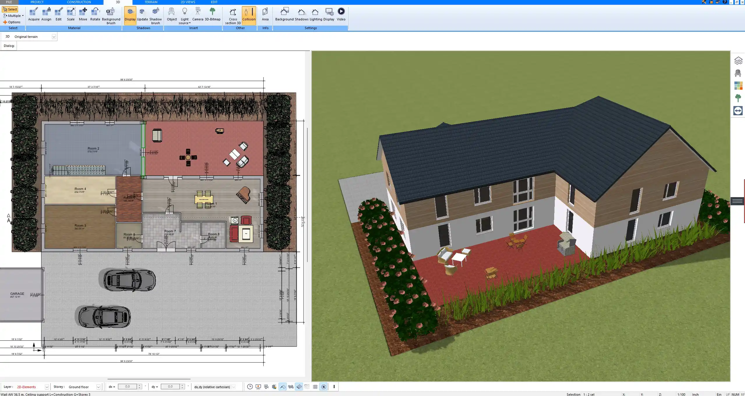 Multi-Story Home Layout Modeled in Plan7Architect
