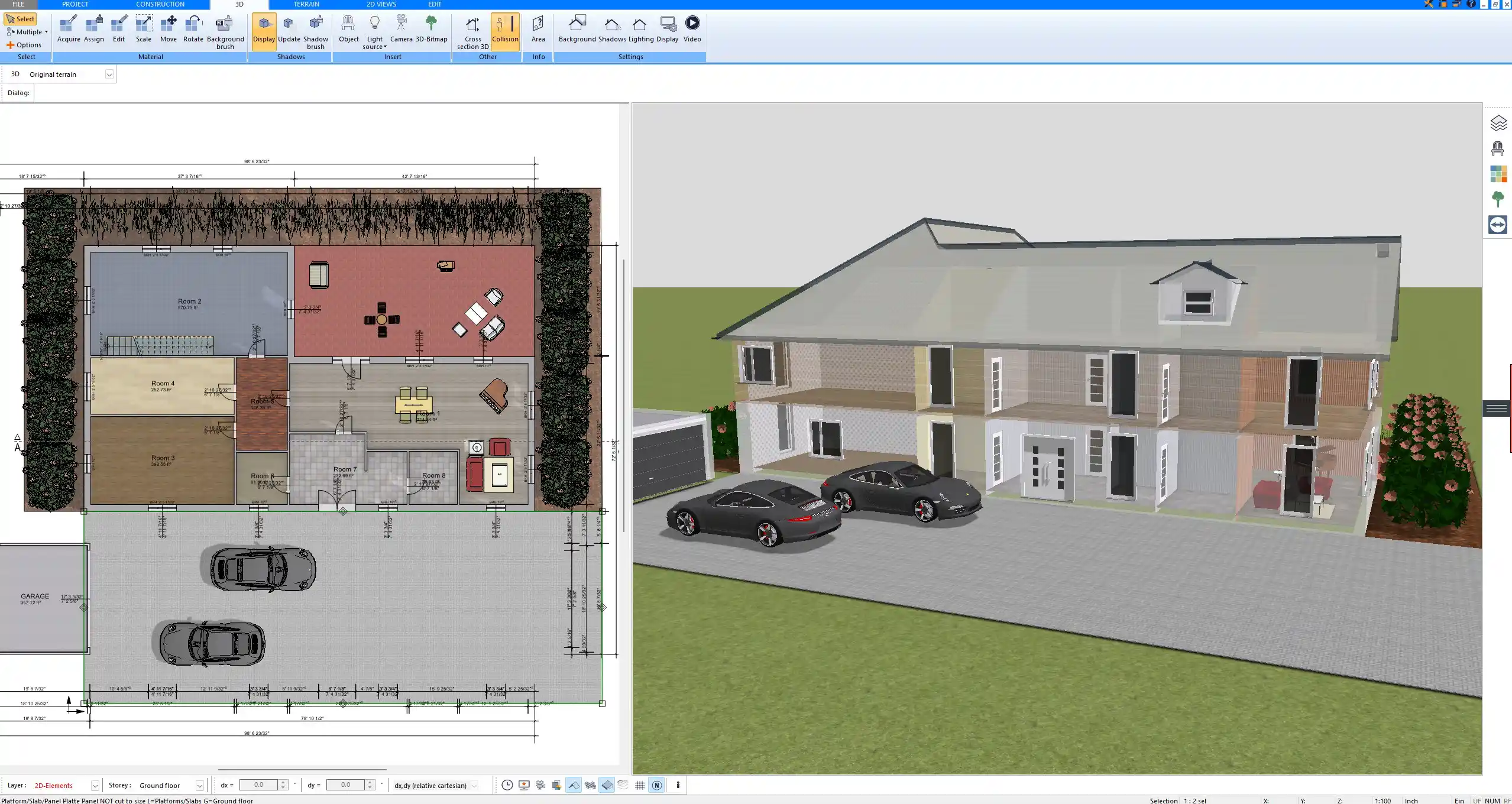 Detailed floor plan designed in Plan7Architect with accurate dimensions and room labels