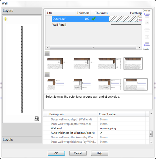 Customise the hatching pattern