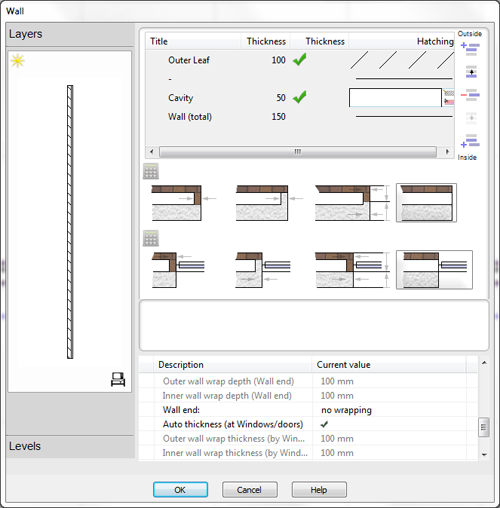 Customise the hatching pattern