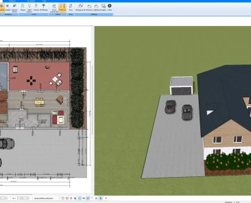 Construction floor plan created with Plan7Architect showing detailed wall structures and precise dimensions