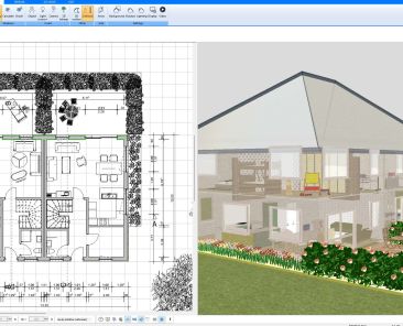 2D project view created with Plan7Architect Pro, showing how accurate walls, dimensions, doors, and windows help avoid common floor plan mistakes