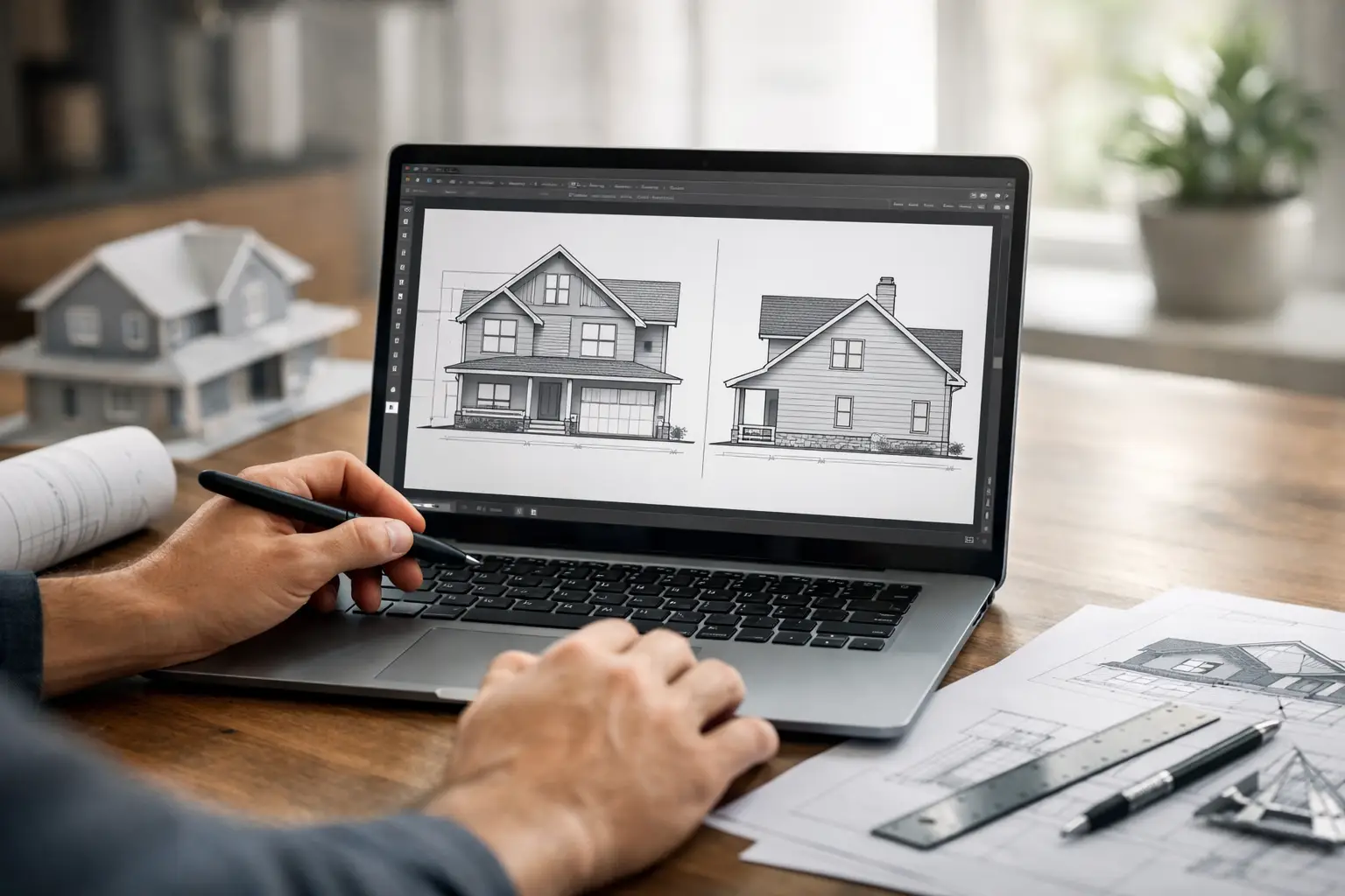 How to Draw House Elevations in Software